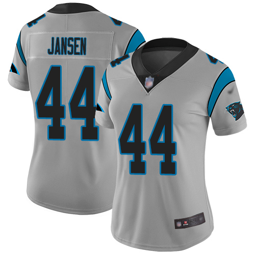 Carolina Panthers Limited Silver Women J.J. Jansen Jersey NFL Football 44 Inverted Legend